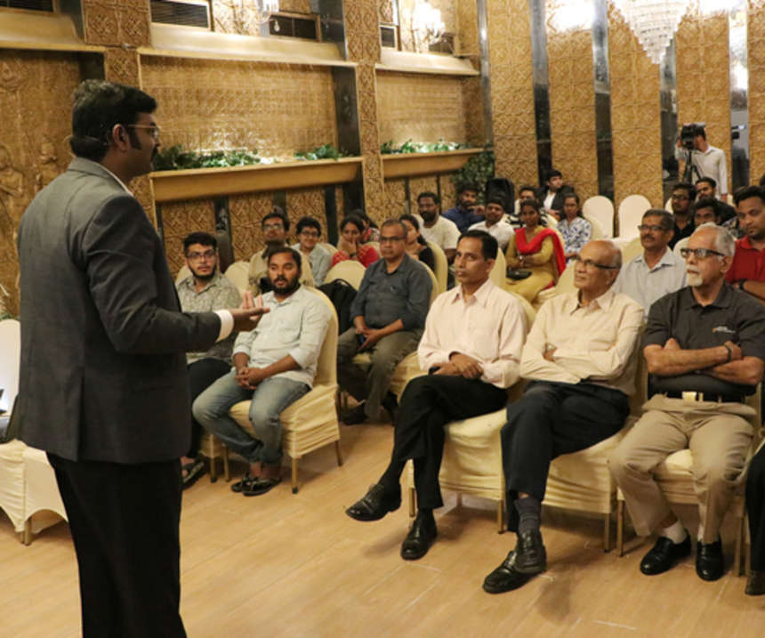 Globally connected professionals collaborating in a modern workspace